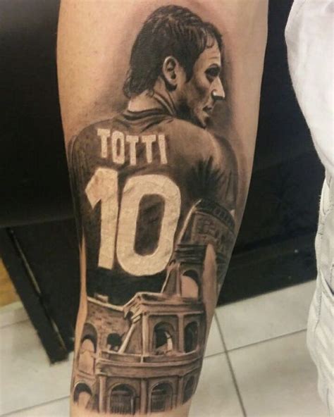 Calcio tatoo: Francesco Totti .